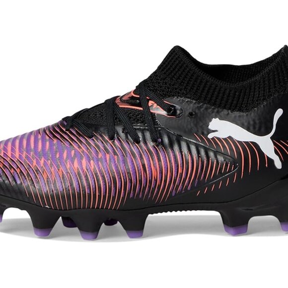 Puma Future 8 Pro Kids Firm Soccer Cleats 5.5 Black White-Glowing Red New - Picture 6 of 7